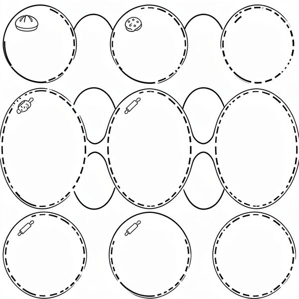 Szablony etykiet na talerzyki (okrągłe) - Szablony - Dzień Piekarza i Cukiernika