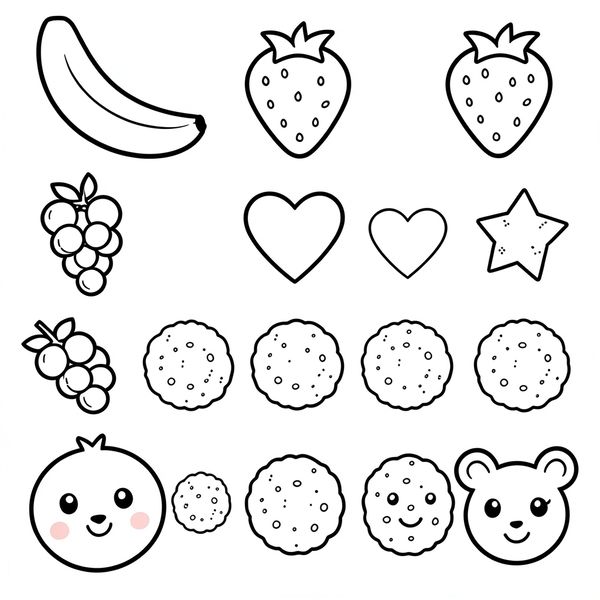 Szablony: owoce i dekoracje do wycięcia - Szablony - Dzień Piekarza i Cukiernika