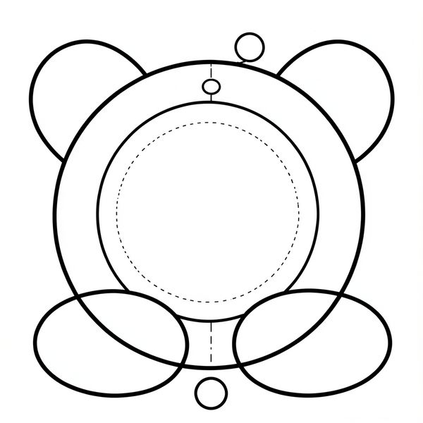 Szablony do wycięcia — elementy pandy - Szablony - Dzień Pandy