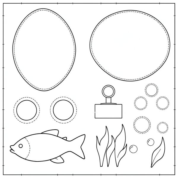 Szablony do wycinania — elementy łodzi - Szablony - Dzień Łodzi Podwodnej