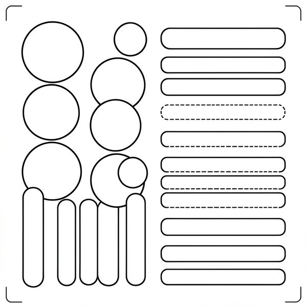 Szablony do wycięcia (koła i promyki) - Szablony - Dzień Szczęścia