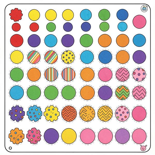 Szablony kolorowych płatków do wycięcia - Szablony - Dzień Płatków Śniadaniowych