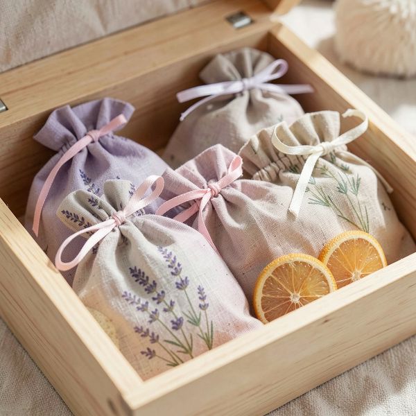Zapachowe saszetki — pudełko sensoryczne - Materiały - Dzień Kobiet