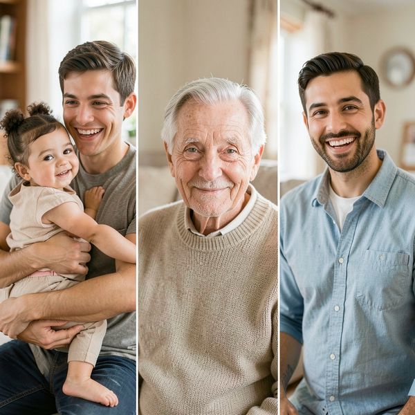 Portrety mężczyzn — tata, dziadek, pan (zbiór zdjęć) - Materiały - Dzień Mężczyzn