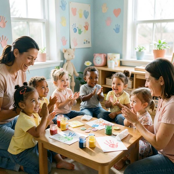 Plakat powitalny — scena zajęć - Materiały - Dzień Mężczyzn