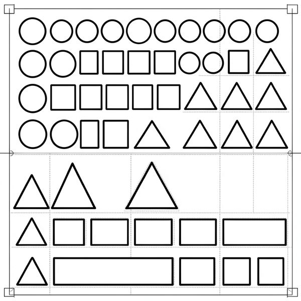 Szablony do wycinania — arkusz kształtów - Szablony - Dzień Matematyki