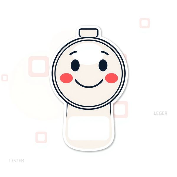 Naklejka/etykieta na lustereczko — Lustereczko