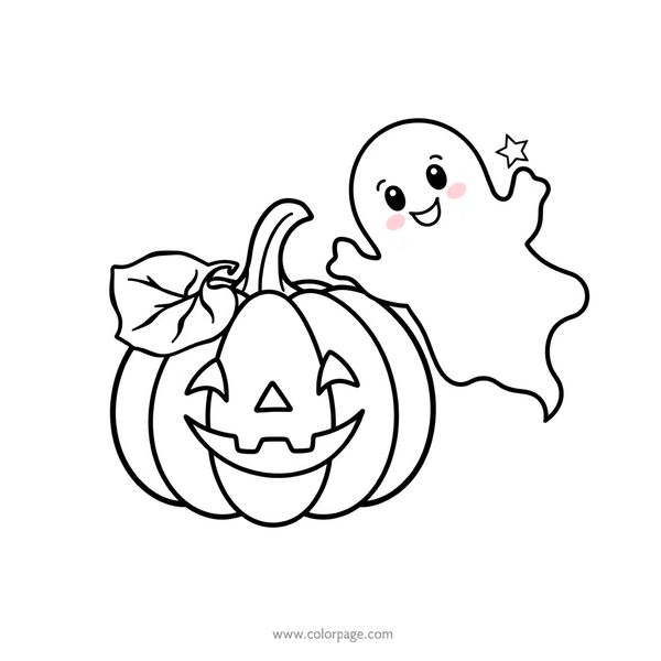 Kolorowanki: Dynia i Duch