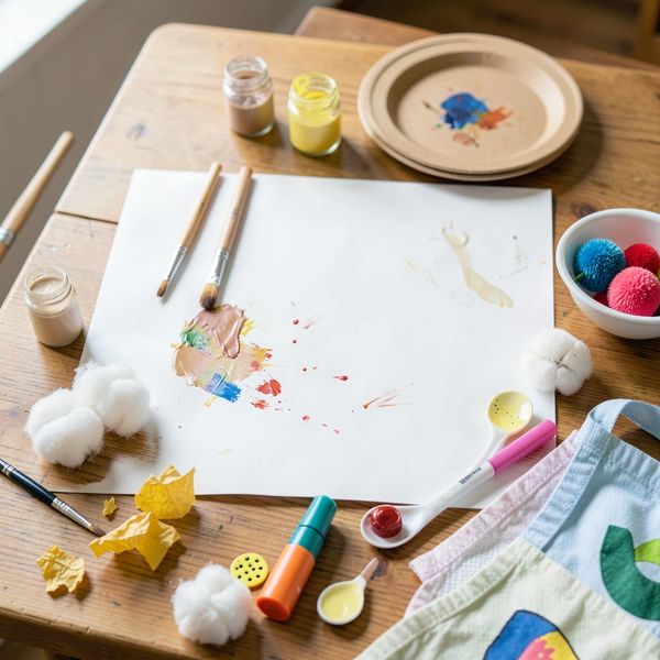 Stanowisko do malowania — zdjęcie referencyjne - Materiały - Światowy Dzień Budyniu