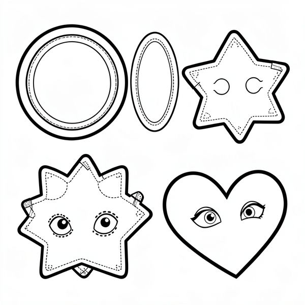 Szablony masek - arkusz A4 - Szablony - Prima Aprilis