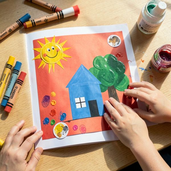 Przykładowa okładka — kolorowa i prosta - Szablony - Dzień Książki dla Dzieci