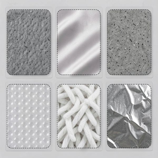 Szablony próbek faktur — karty do wycięcia - Szablony - Dzień Książki dla Dzieci