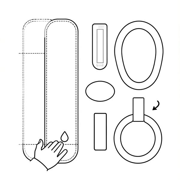 Szablon do wycięcia — elementy do sklejania - Szablony - Dzień Służby Zdrowia