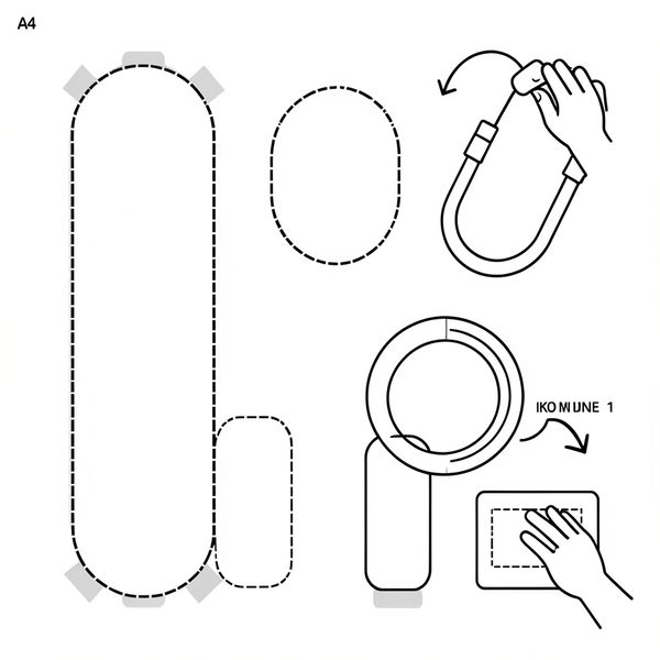 Szablon do wycięcia — elementy do sklejania - Szablony - Dzień Służby Zdrowia