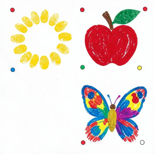 Strona odcisków paluszków — motywy - Kolorowanki - Dzień Książki