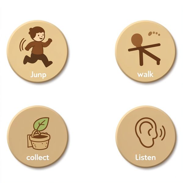 Ikony aktywności — symbole do planszy - Szablony - Dzień Lasu