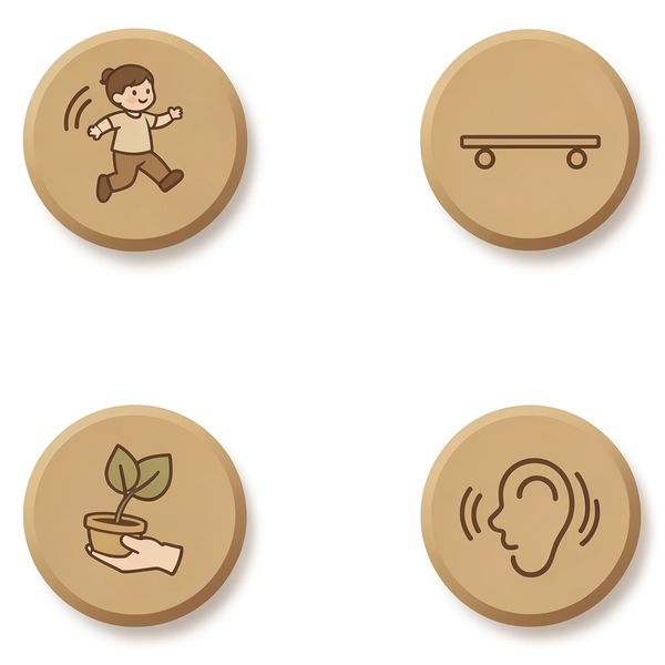 Ikony aktywności — symbole do planszy - Szablony - Dzień Lasu