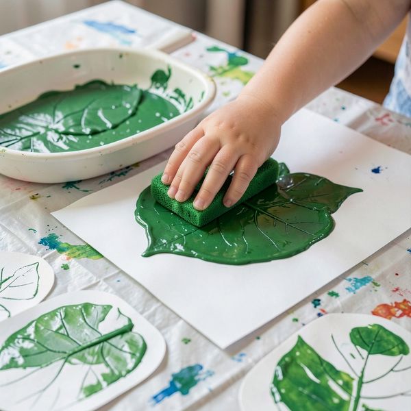 Stacja 3 — odbitki liścia (druk) - Materiały - Dzień Lasu