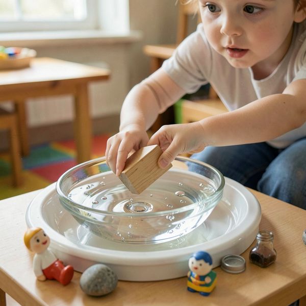 Ilustracja: Eksperyment 'Tonę czy pływam?' - Materiały - Dzień Wody