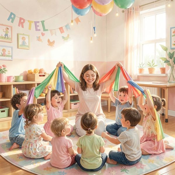 Krąg pożegnalny — machanie chustkami - Materiały - Dzień Teatru