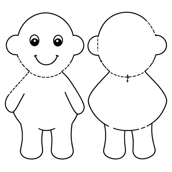 Szablon pacynki ręcznej (krok po kroku) - Szablony - Dzień Teatru