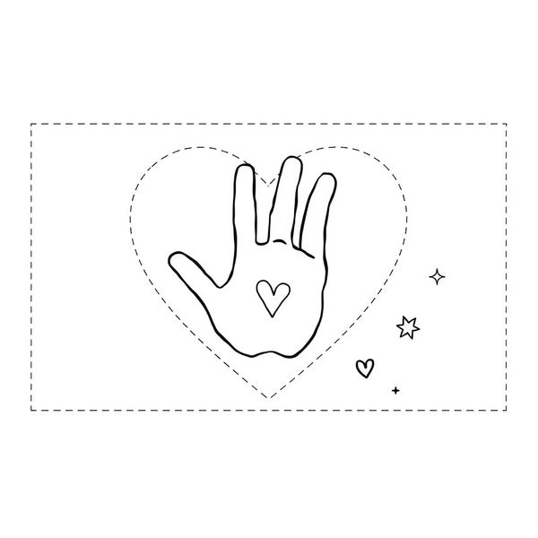 Szablon kartki do wydruku