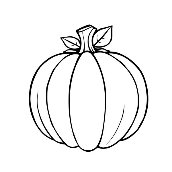 Szablon do malowania — kontury dyni (A3)