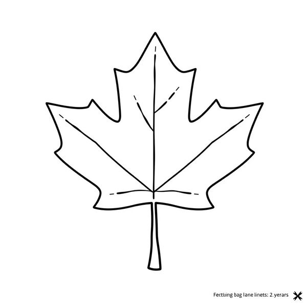 Szablon papierowego liścia (do wycięcia)