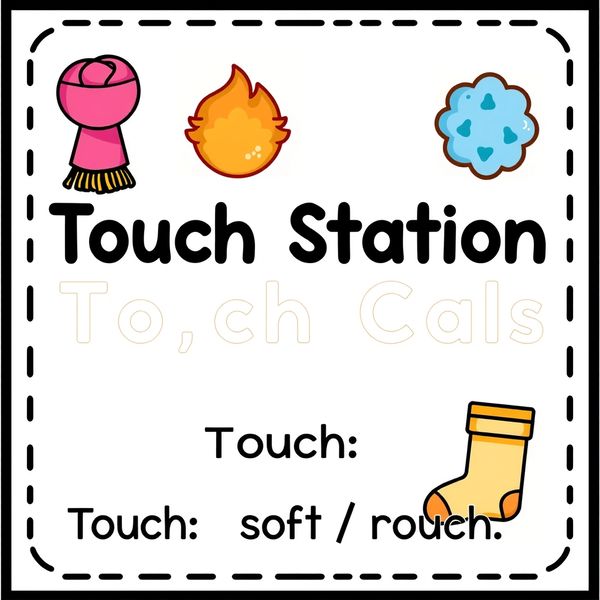 Etykieta stacji: Dotyk — Szarfy i miękkie skarby