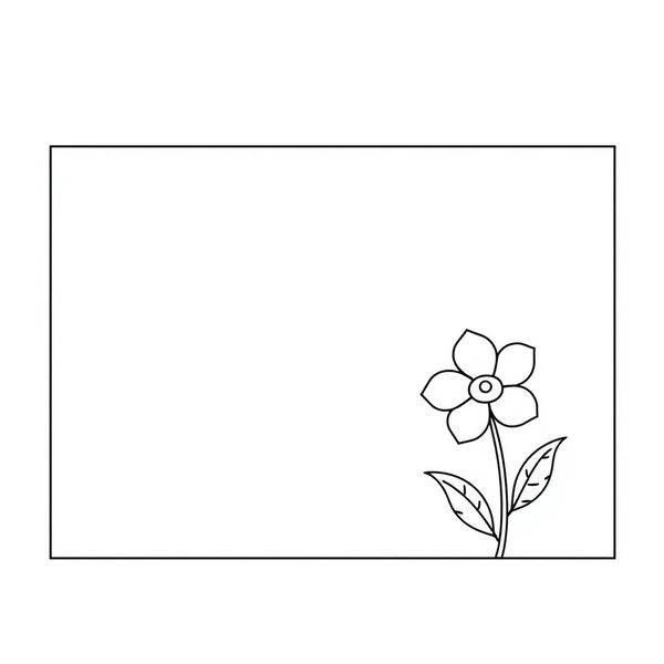 Szablon kartki A5 (linie zgięcia)