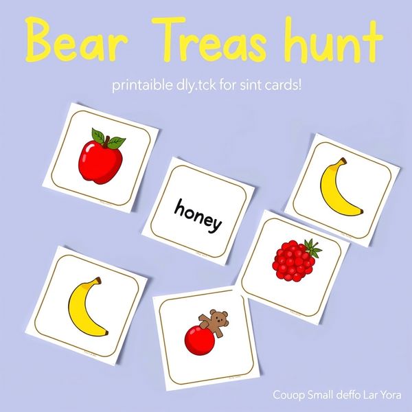 Karty skarbów - kolorowe obrazki do wycięcia