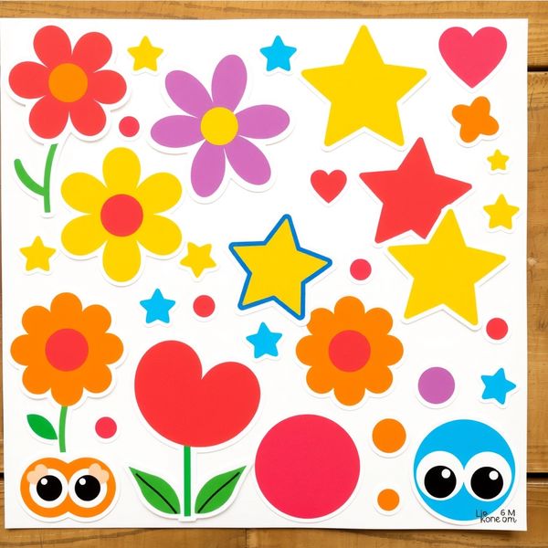 Arkusz naklejek - ozdoby