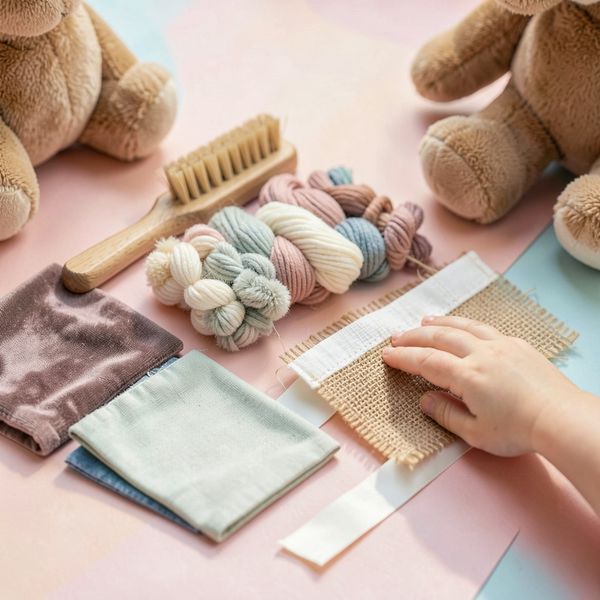 Zdjęcie makro: materiały sensoryczne do pielęgnacji konika - Materiały - Dzień Konia