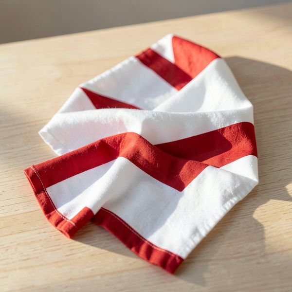 Zbliżenie na biało-czerwoną chusteczkę - Materiały - Święto Konstytucji