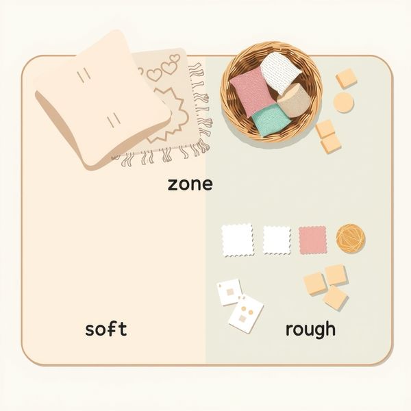 Ilustracja stref sensorycznych na dywanie