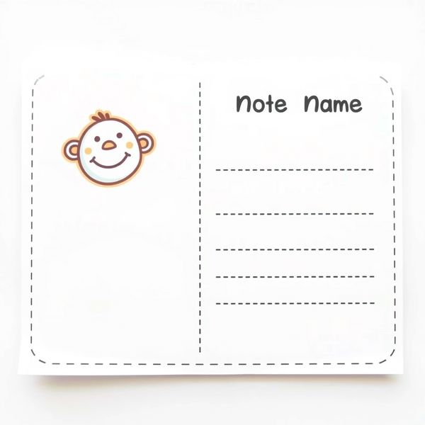 Kartka dla rodziców — karta z imieniem i jednym zdaniem (szablon)