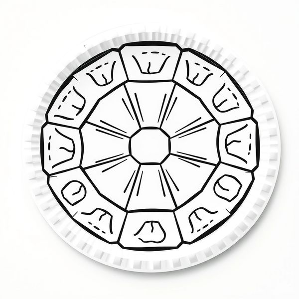 Szablon skorupy z talerzyka (do wydruku)