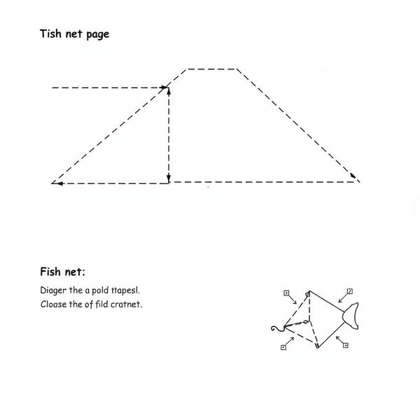 Szablon: Prosta papierowa sieć (instrukcja składania)