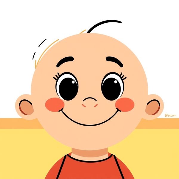 Plakat: Wielka uśmiechnięta buzia