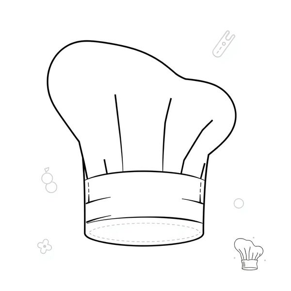 Czapka piekarza — szablon do składania