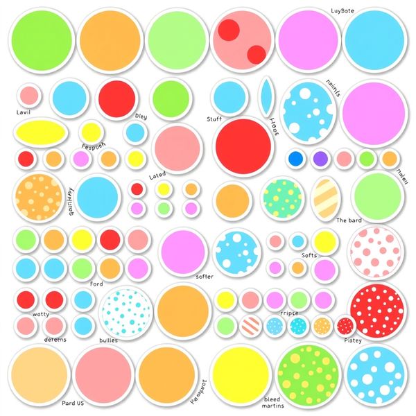 Arkusz z naklejkami-kropkami (projekt)