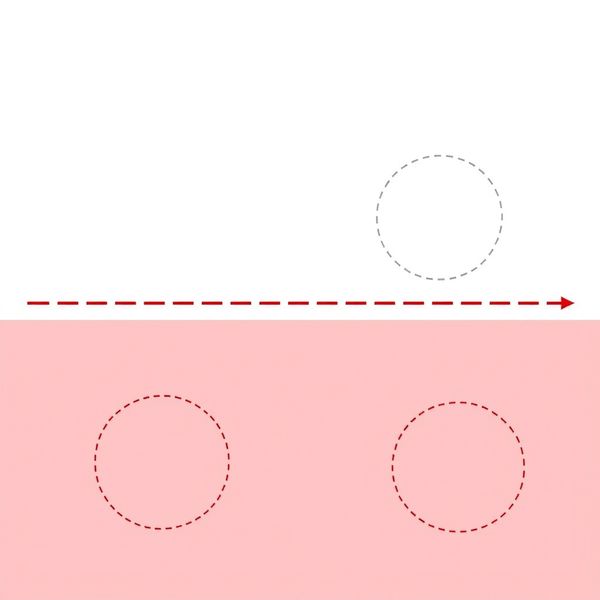 Szablon kartki A4 — dwie poziome strefy