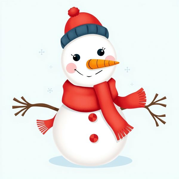 Ilustracja powitalna — Bałwan