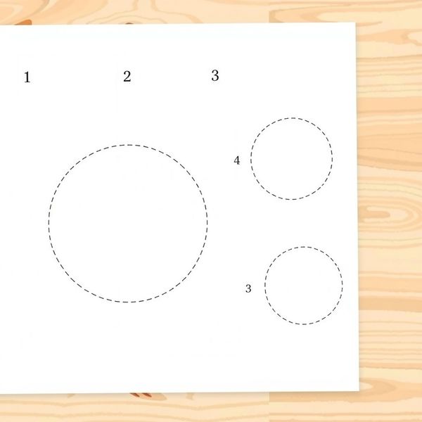 Szablon kółek do wycięcia