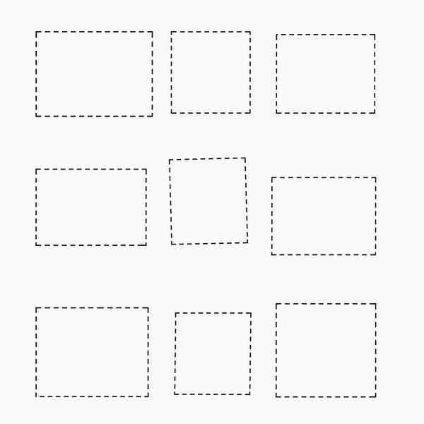 Szablon wykrawacza — kontury do drukowania