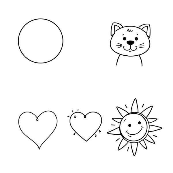 Strony do kolorowania — duże proste kształty