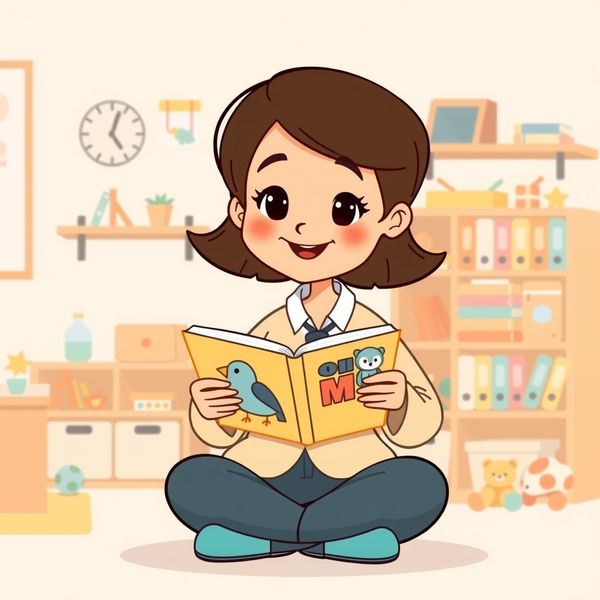 Duża ilustracja nauczyciela