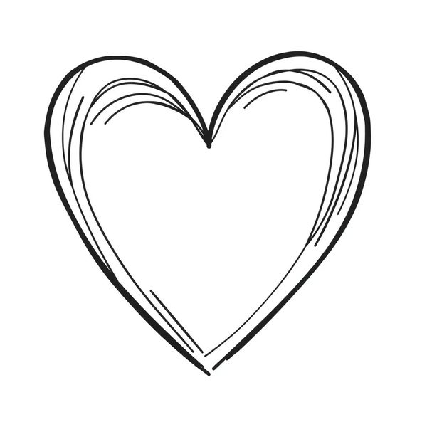 Szablon serca — kolorowanka