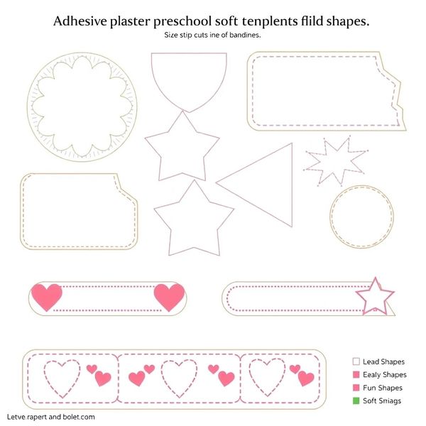Szablony plastrów i bandaży (do wycięcia)