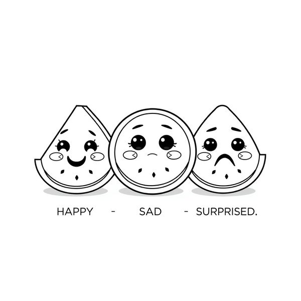 Kolorowanka „Arbuzowe emocje”